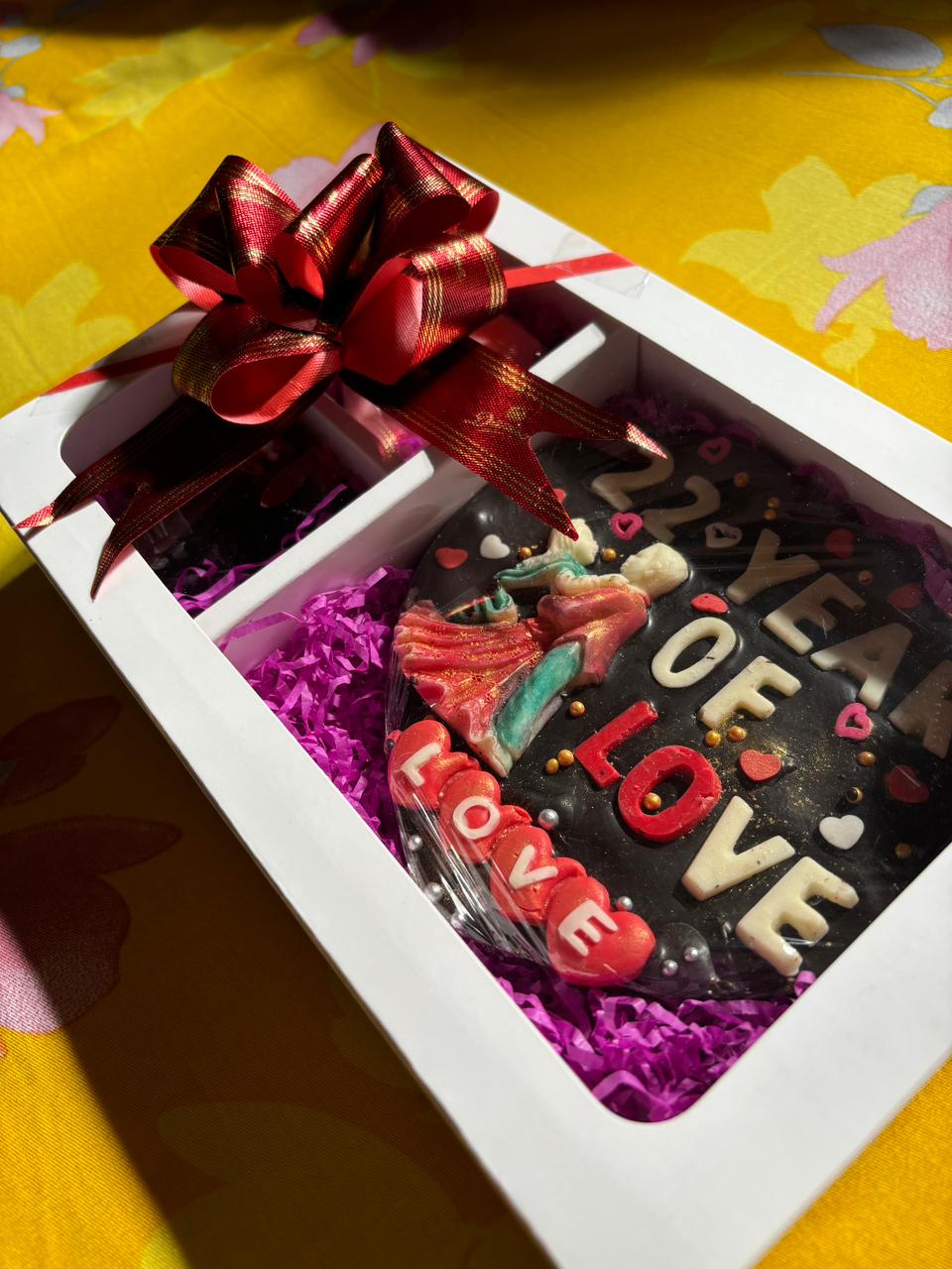 Years of love heart box